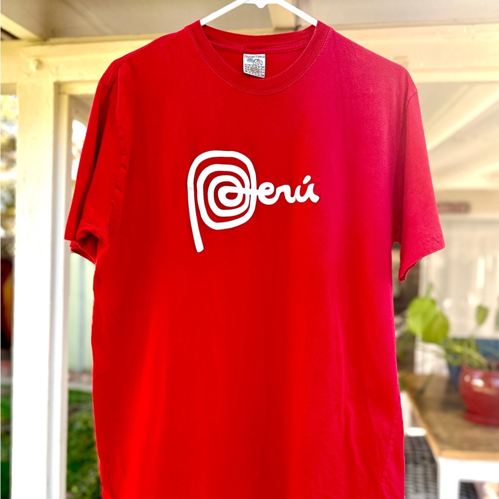Men’s T-Shirt XL - Peru - Red